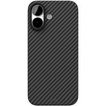 Чехол-накладка VLP Kevlar Case для iPhone 17, кевлар, черный - 0