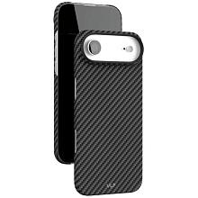 Чехол-накладка VLP Kevlar Case для iPhone Air, кевлар, черный - 2