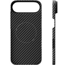 Чехол-накладка VLP Kevlar Case для iPhone Air, кевлар, черный - 3