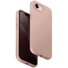 Чехол-накладка Uniq LINO для iPhone 16e, силикон, розовый - 1