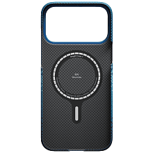 Чехол-накладка Pitaka Ultra-Slim для iPhone 17 Pro Max, кевлар, синий - 1