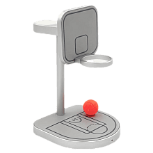 Зарядное устройство беспроводное Magssory Basketball Qi2, 3 в 1, 22Вт, серебристый - 0