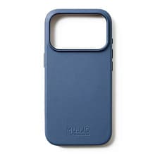 Чехол-накладка Mujjo Leather для iPhone 17 Pro, кожа, синий - 0