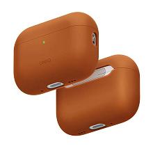 Чехол Uniq LINO оранжевый, для AirPods Pro 3 - 0