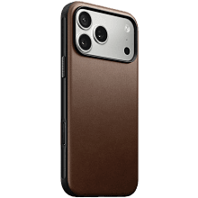 Чехол-накладка Nomad Modern Leather Case для iPhone 17 Pro Max, кожа, коричневый - 1