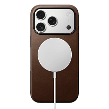 Чехол-накладка Nomad Modern Leather Case для iPhone 17 Pro, кожа, коричневый - 2