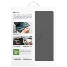 Чехол-книжка Uniq Moven для iPad Air 11″ (2024), поликарбонат/полиуретан, серый - 3