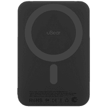 Внешний аккумулятор c БЗУ uBear Accent Magnetic 5000 мАч, черный - 0