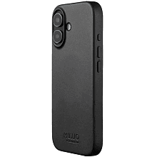 Чехол-накладка Mujjo Leather для iPhone 17, кожа, черный - 1