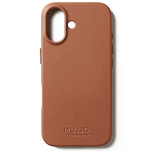 Чехол-накладка Mujjo Leather для iPhone 17, кожа, песочный - 0