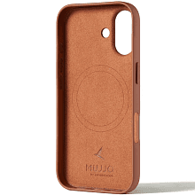 Чехол-накладка Mujjo Leather для iPhone 17, кожа, песочный - 2