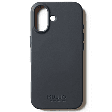 Чехол-накладка Mujjo Leather для iPhone 17, кожа, серый - 0
