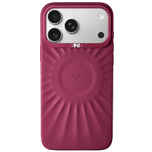 Чехол-накладка PYNANA Starlight Series для iPhone 17 Pro Max, силикон, красный - 0