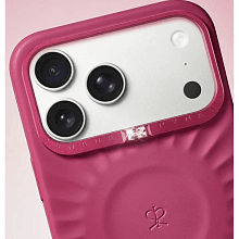 Чехол-накладка PYNANA Starlight Series для iPhone 17 Pro Max, силикон, красный - 1