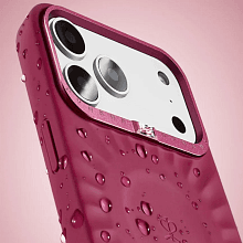 Чехол-накладка PYNANA Starlight Series для iPhone 17 Pro Max, силикон, красный - 3