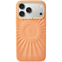 Чехол-накладка PYNANA Starlight Series для iPhone 17 Pro Max, силикон, оранжевый - 0
