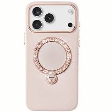 Чехол-накладка PYNANA Dancing Circle Series для iPhone 17 Pro Max, поликарбонат, розовое золото - 0