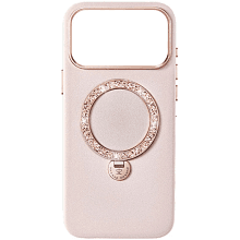 Чехол-накладка PYNANA Dancing Circle Series для iPhone 17 Pro Max, поликарбонат, розовое золото - 1