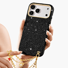 Чехол-накладка PYNANA Diamond Sky Series для iPhone 17 Pro Max, поликарбонат, черный - 3