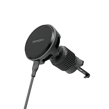 Зарядное устройство автомобильное EnergEA MagArctic Drive Qi 2.2, 25Вт, черный - 3