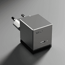Зарядное устройство сетевое VLP NEO Phantom, 45Вт, серый - 3