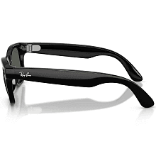 Умные очки Ray-Ban Wayfarer Shiny Black G15 Green M, черный - 3