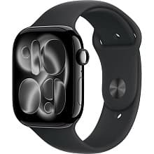 Смарт-часы Apple Watch Series 11 GPS 46mm (корпус - черный, ремешок Sport Band черный, размер S/M) - 1