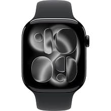 Смарт-часы Apple Watch Series 11 GPS 46mm (корпус - черный, ремешок Sport Band черный, размер S/M) - 2