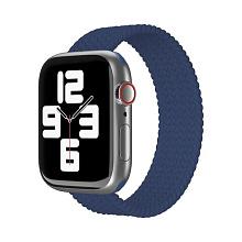 Ремешок VLP для Apple Watch 45mm, S/M, нейлон, темно-синий - 0